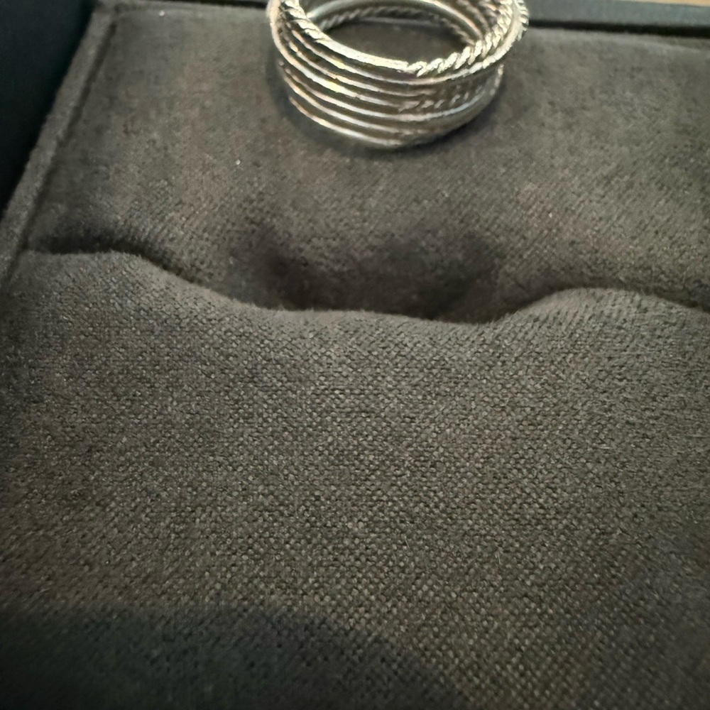 David Yurman Silver Women's Ring - Picture 5 of 10